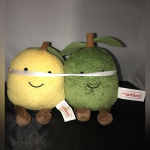 Frankford Plush Pair Couple Fruit Stuffed Toy